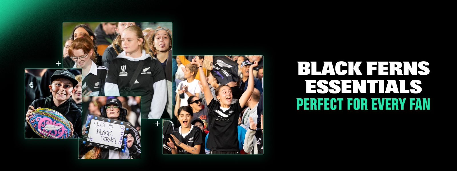 Black Ferns Essentials. Perfect for every fan