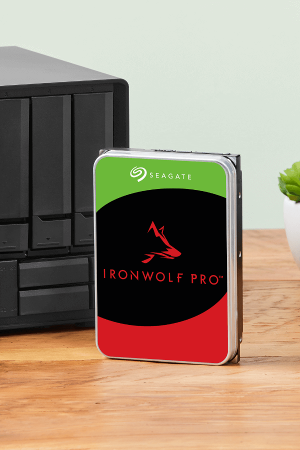 Product shot of the IronWolf Pro
