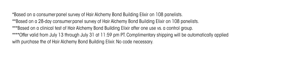 THE NEW HAIR ALCHEMY BOND BUILDING ELIXIR