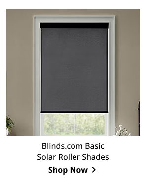 Blinds.com Basic Solar Roller Shades | Shop Now >