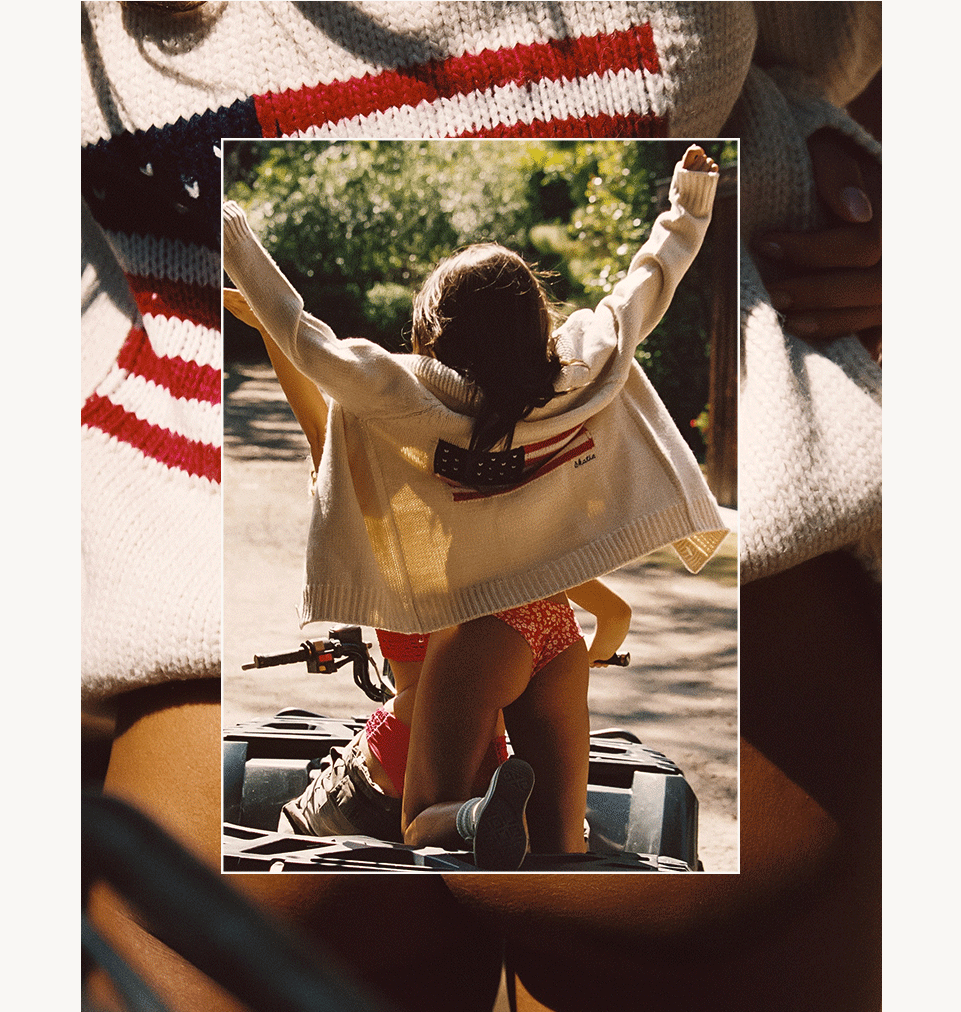 AMERICANA CARDIGAN - IVORY