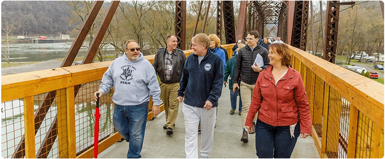 Kiski Bridge Opening on Pennsylvania's Armstrong Trails | Photo Courtesy Chris Ziegler
