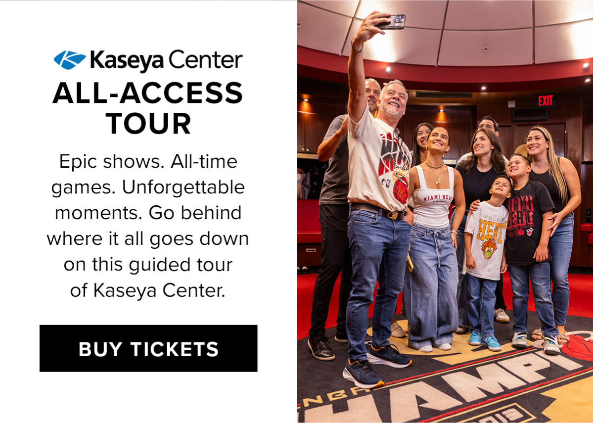 Kaseya Center All-Access Tour | Buy Tickets