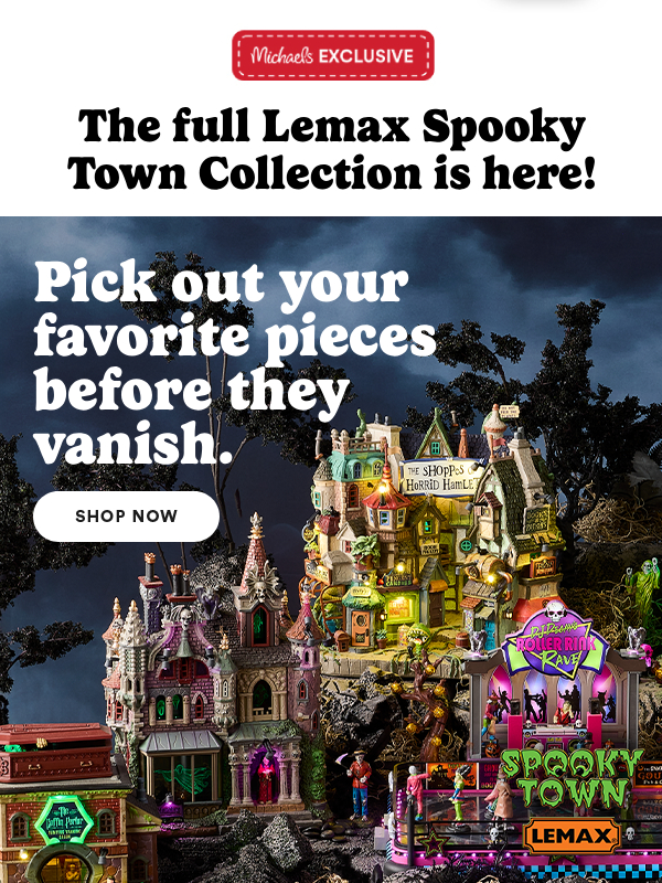 Lemax Spooky Town is here!