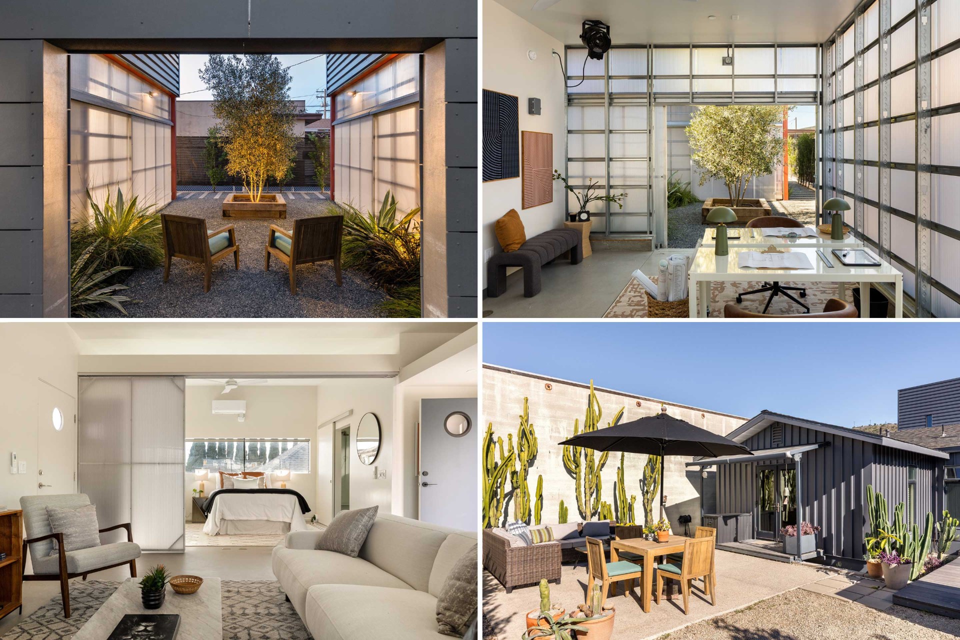 Collage of house interior