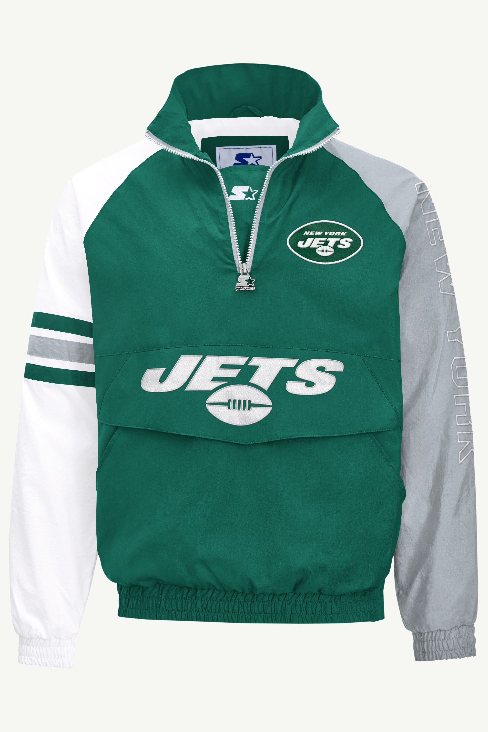 Image of MENS NEW YORK JETS QUARTER ZIP JACKET