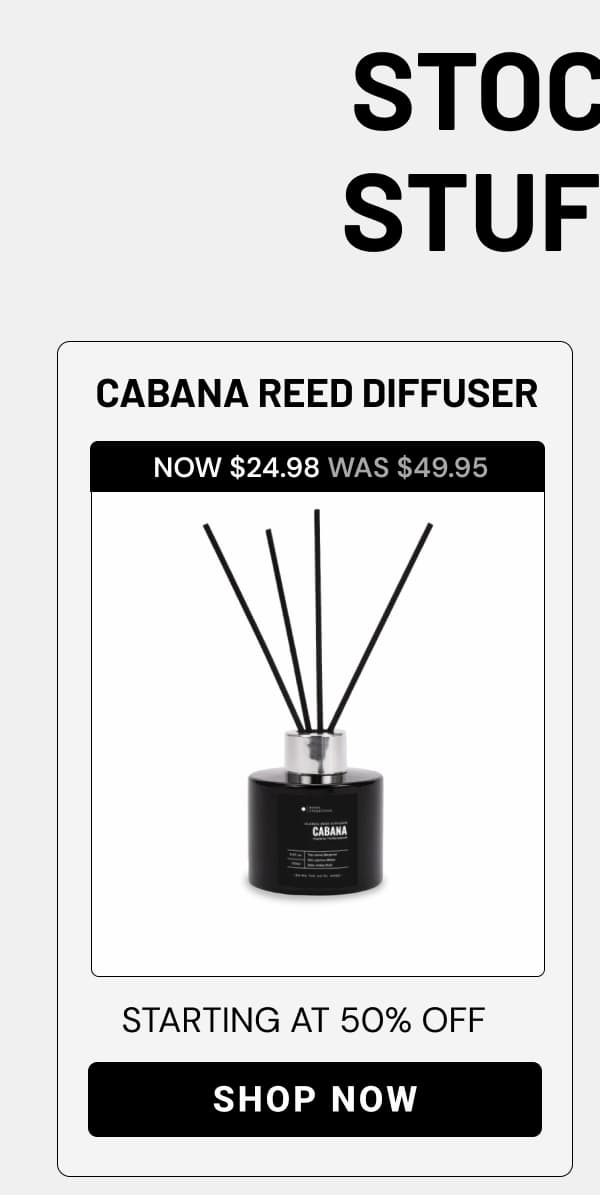 CABANA REED DIFFUSER