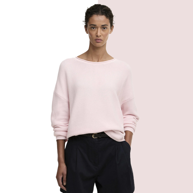 Marine Crew Neck Jumper