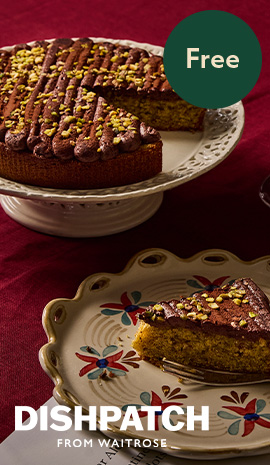 Dishpatch from Waitrose - Chocolate & Pistachio Dream Cake - Free