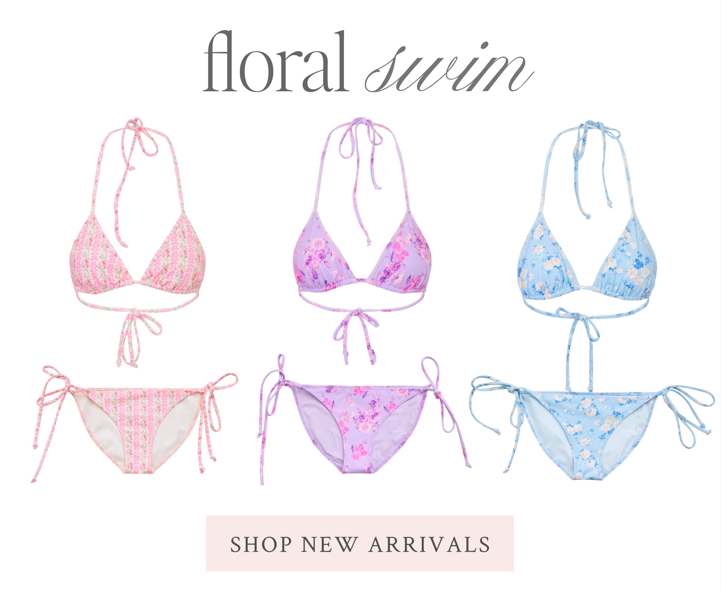 Floral Swim <SHOP NEW ARRIVALS>