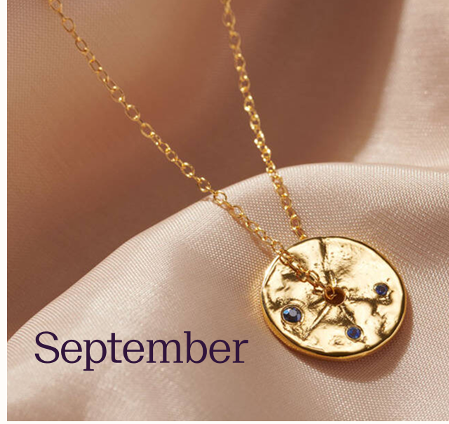 September birthstone jewellery