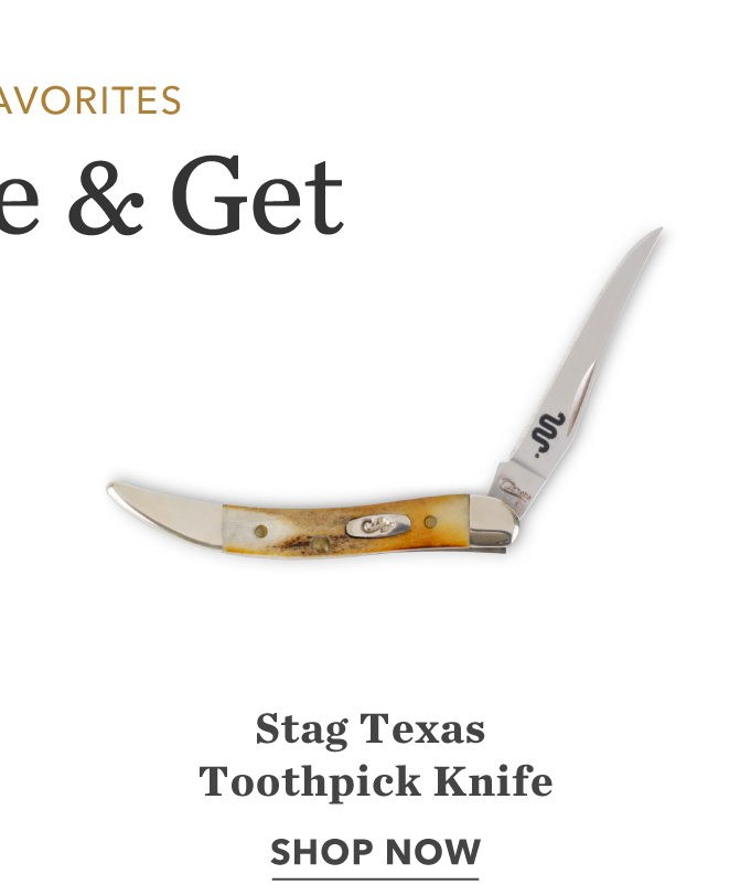 Stag Texas Toothpick Knife