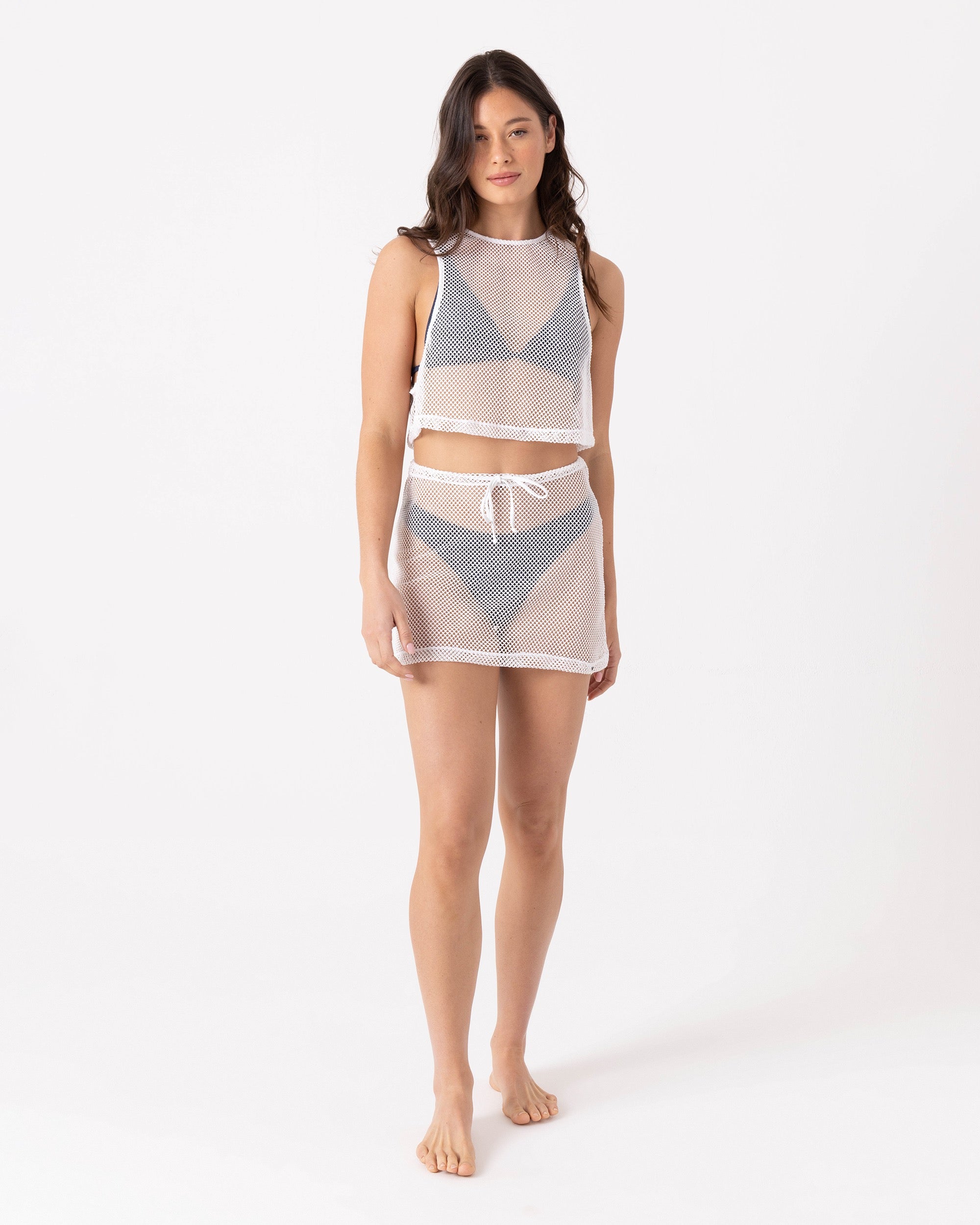 Image of Don't Mesh With Me Skirt Cover Up