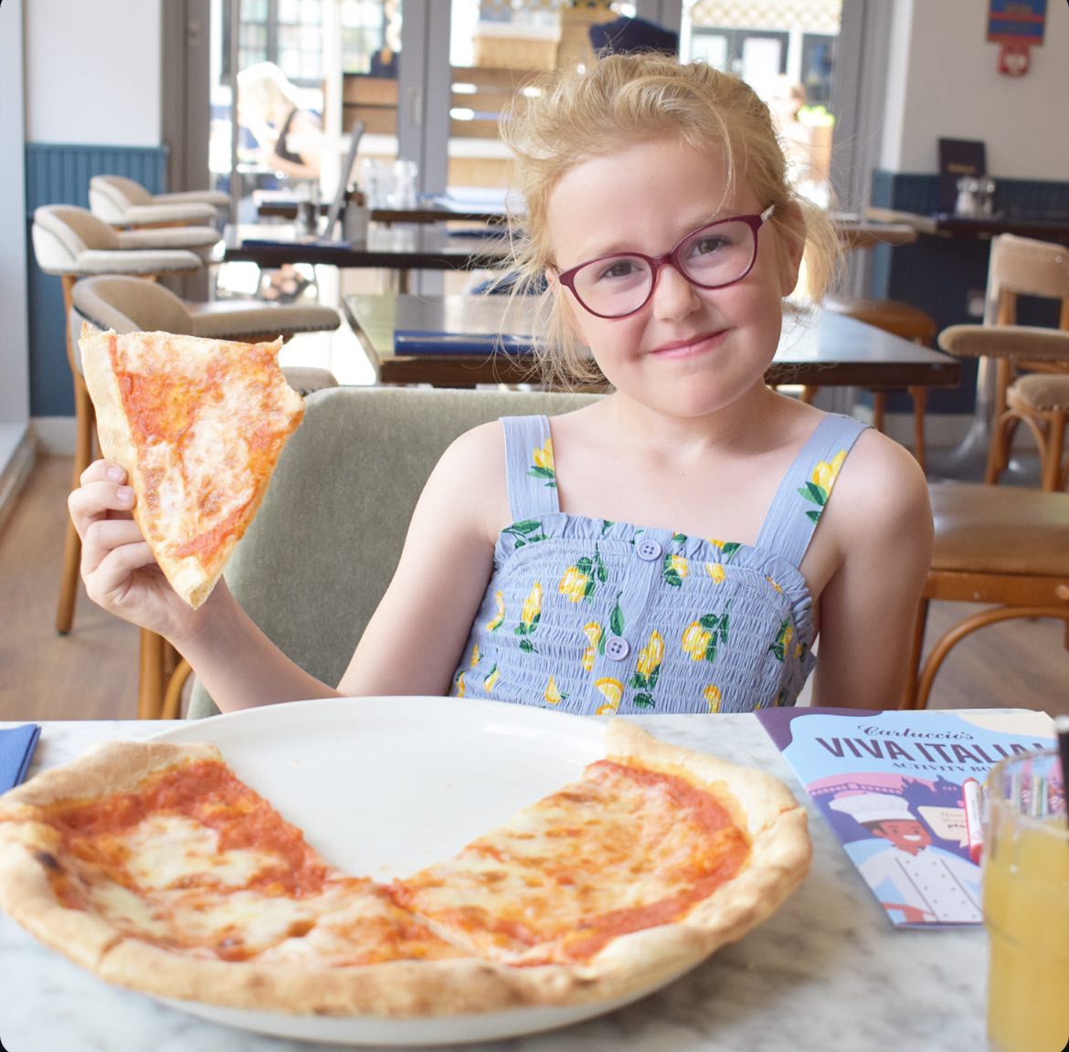 Images of Child with Pizza
