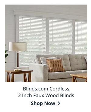 Blinds.com Cordless 2 Inch Faux Wood Blinds | Shop Now >