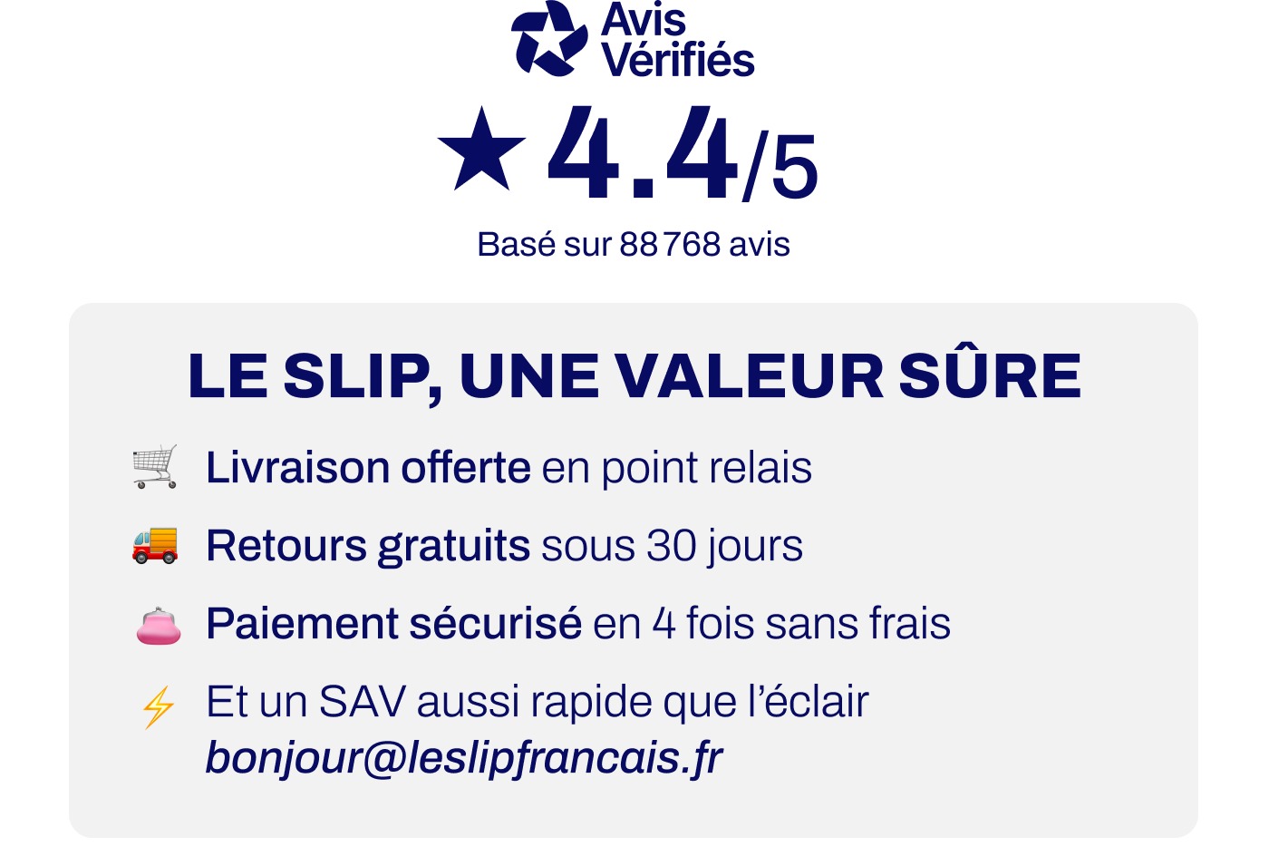 Le Slip, Une Valeur Sûre 