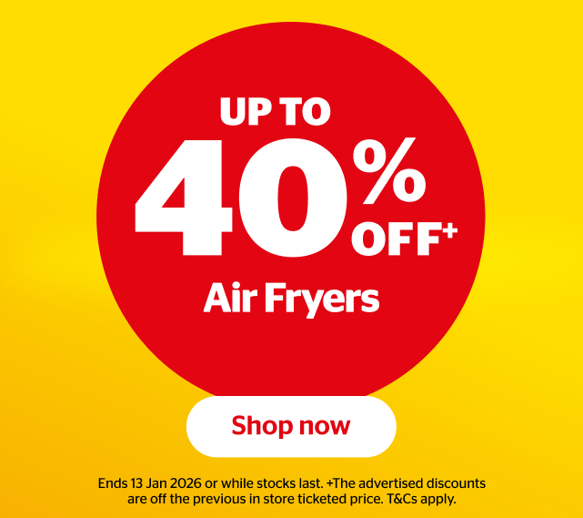 up to 40% off Air Fryers