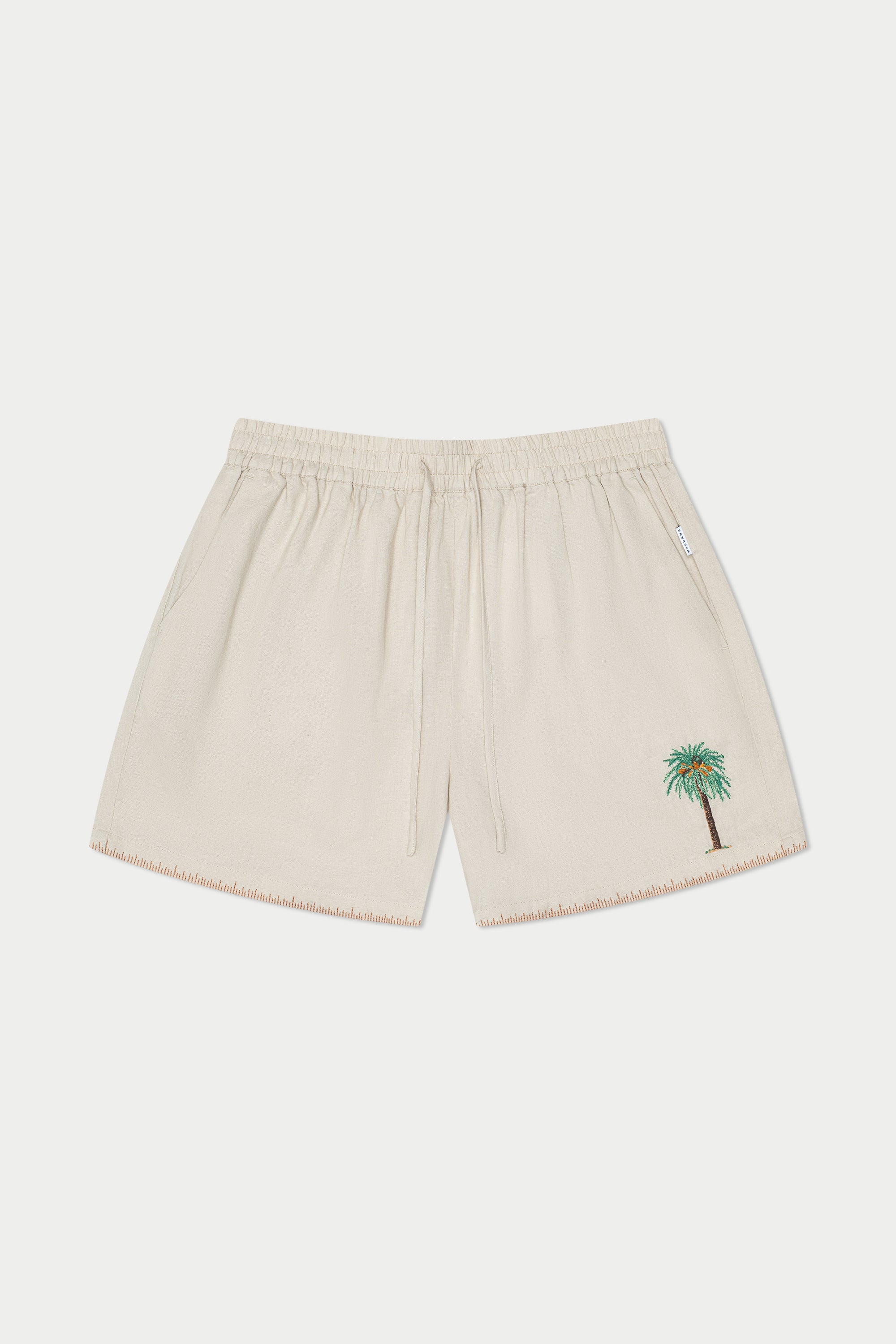 Image of Palm Tree Linen Short