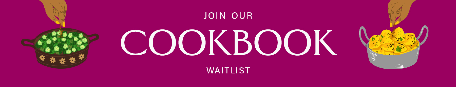 Join our cookbook waitlist