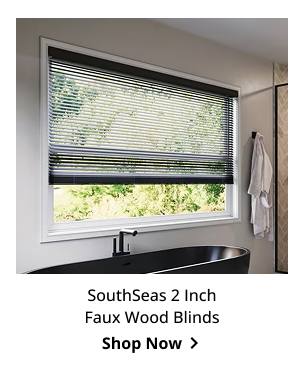 SouthSeas 2 Inch Faux Wood Blinds | Shop Now >
