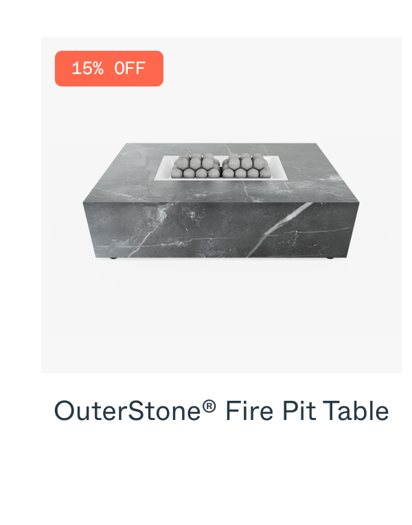 15% OFF OuterStone® Fire Pit Table