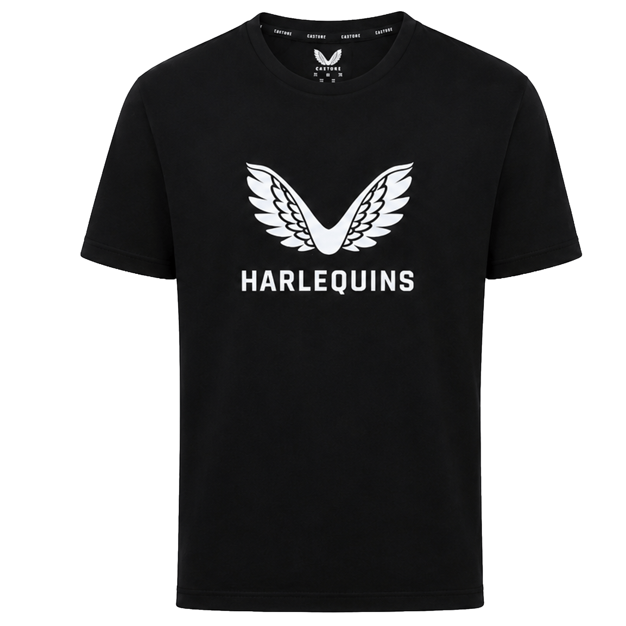 Image of Harlequins 23/24 Cotton Logo Tee by Castore