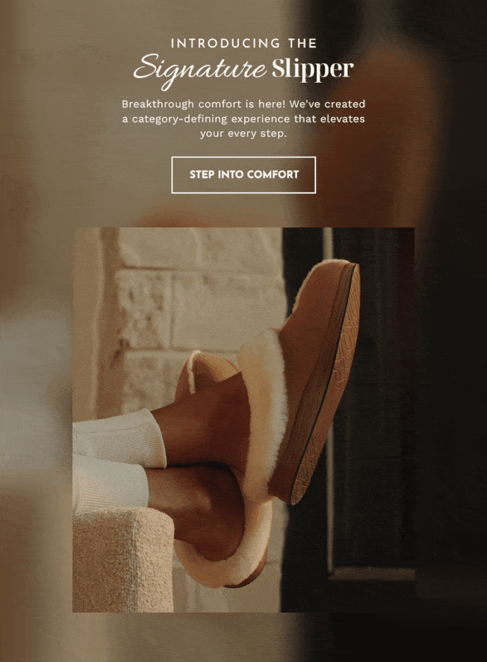 Introducing the Signature Slipper | STEP INTO COMFORT