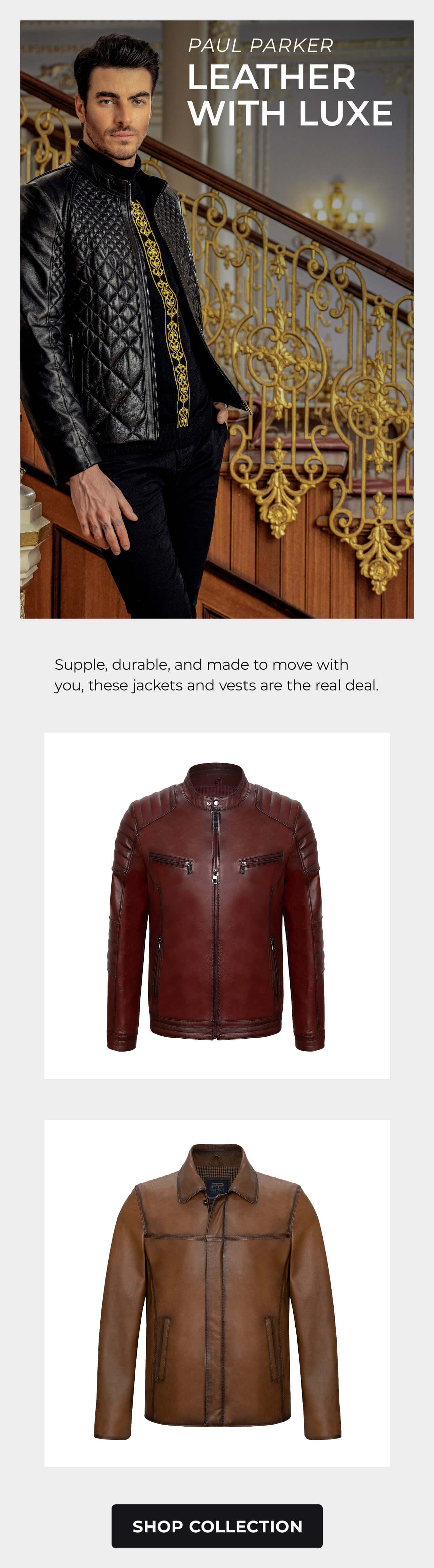 Paul Parker Leather Jackets