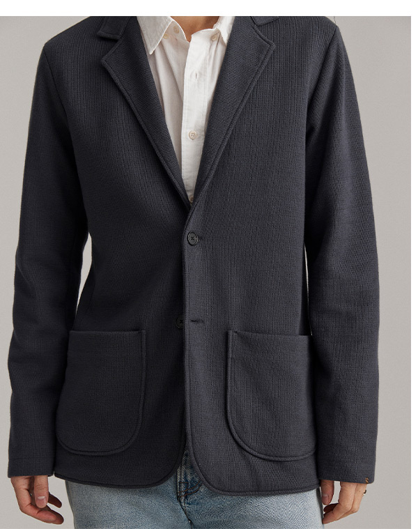 Ottoman Knit Sport Coat