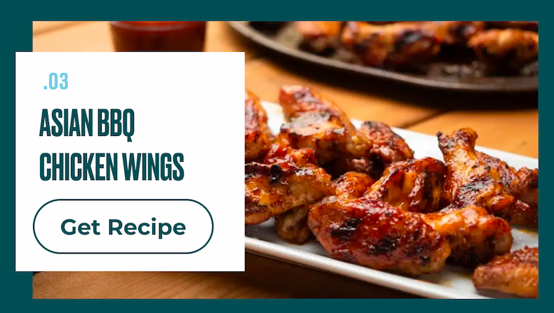 3. Asian BBQ Chicken Wings
