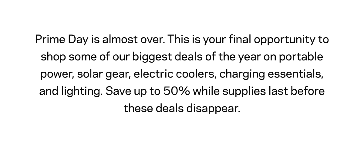 Last Chance Prime Day Deals