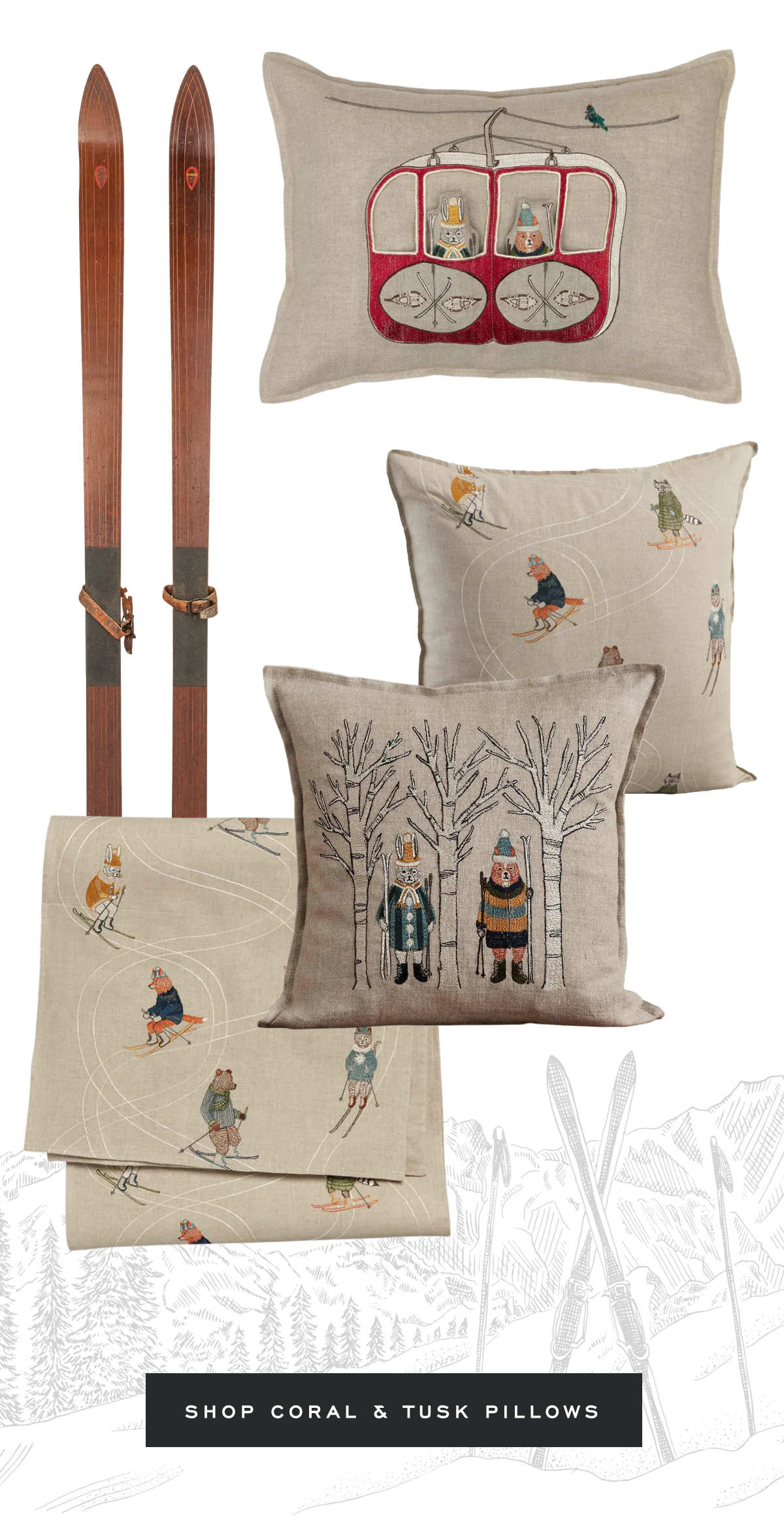 SHOP CORAL & TUSK PILLOWS