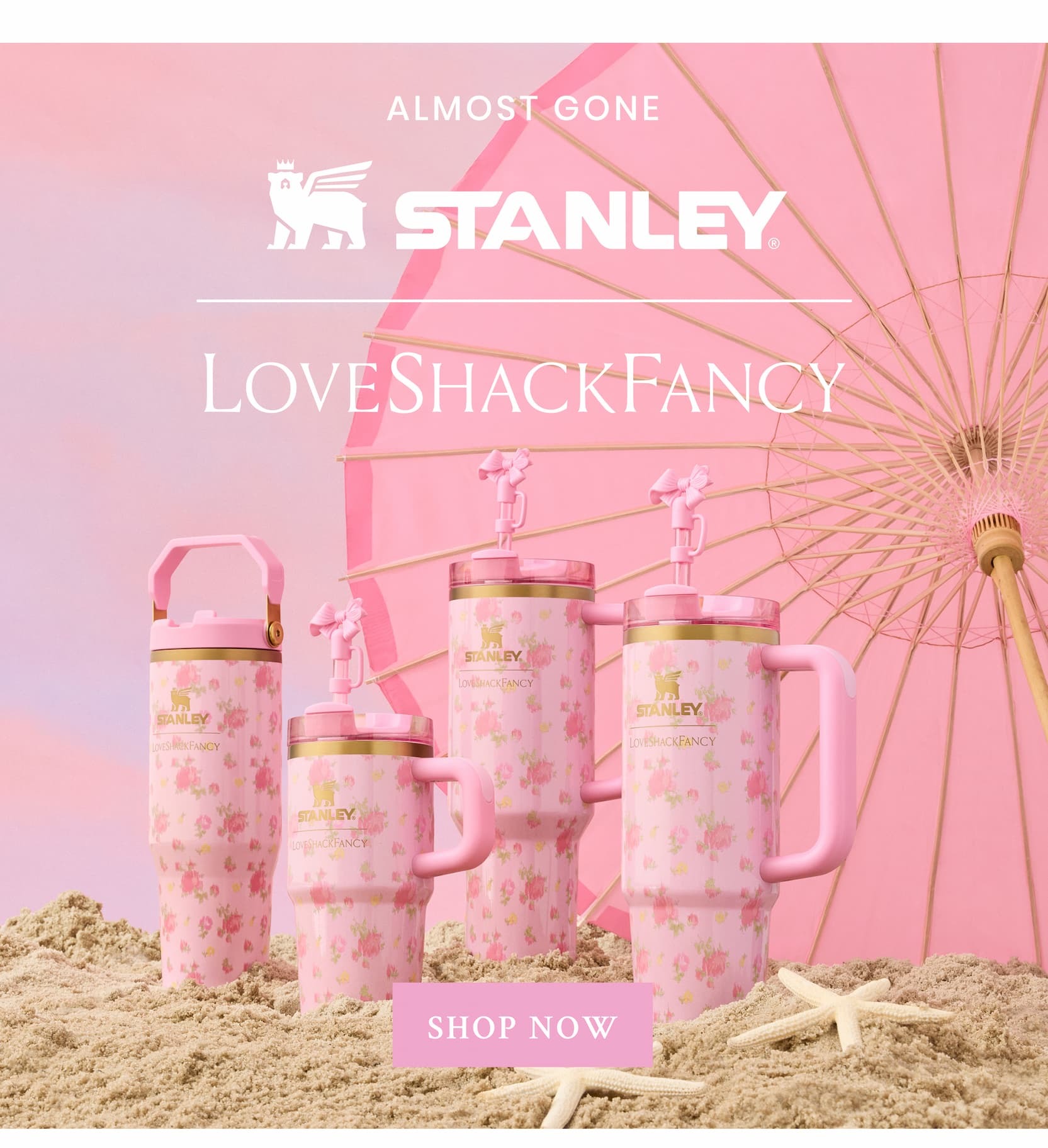 ALMOST GONE Stanley x LoveShackFancy  <SHOP NOW>