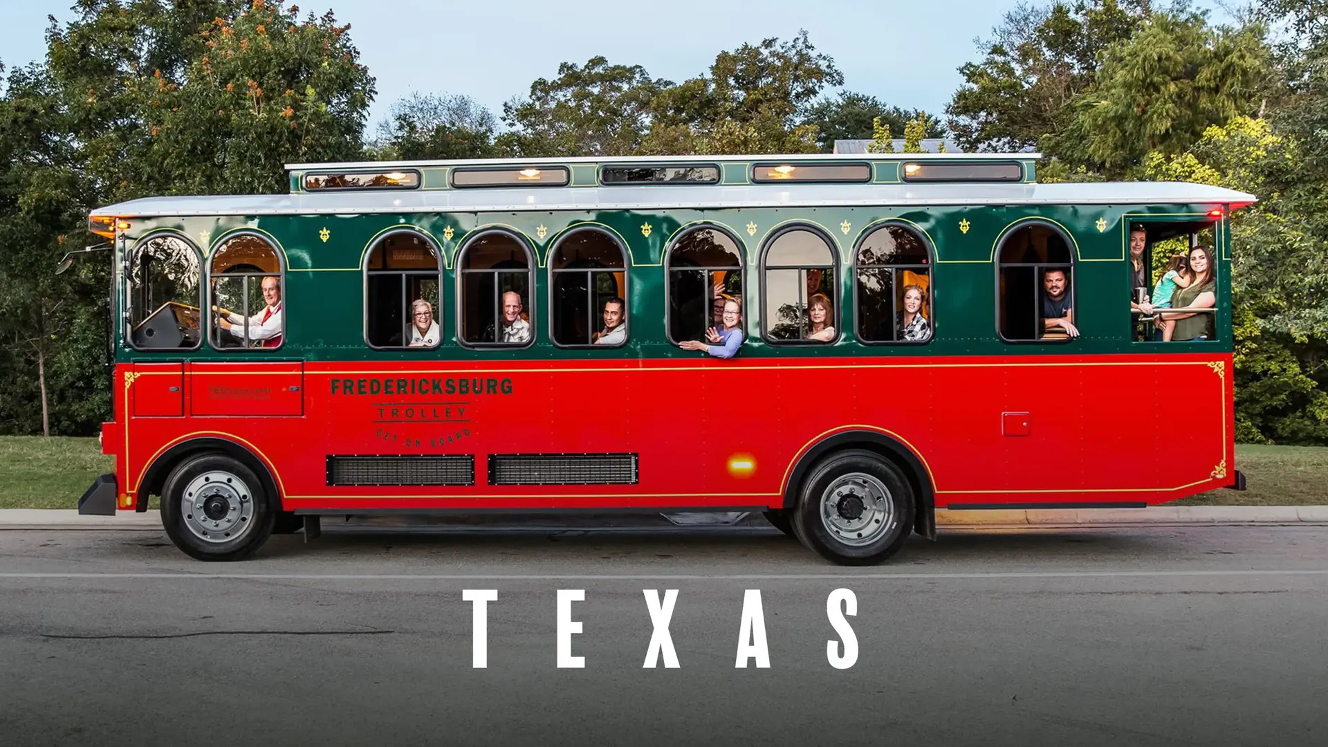 A wine bus in Texas Hill Country