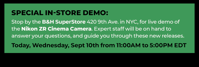 Special In-Store Demo