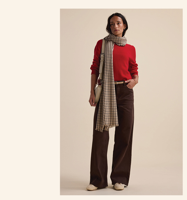 Elementary Cashmere Blend Crew Neck Sweater
