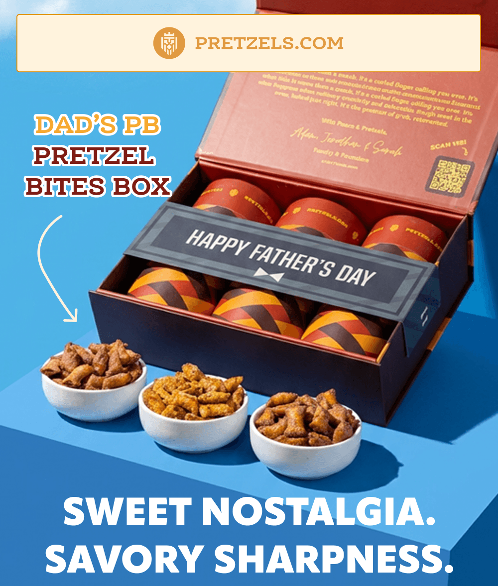 Shop Dad's PB Pretzel Bites Gift Box