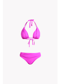Island Goddess Halter Triangle Top - Violet