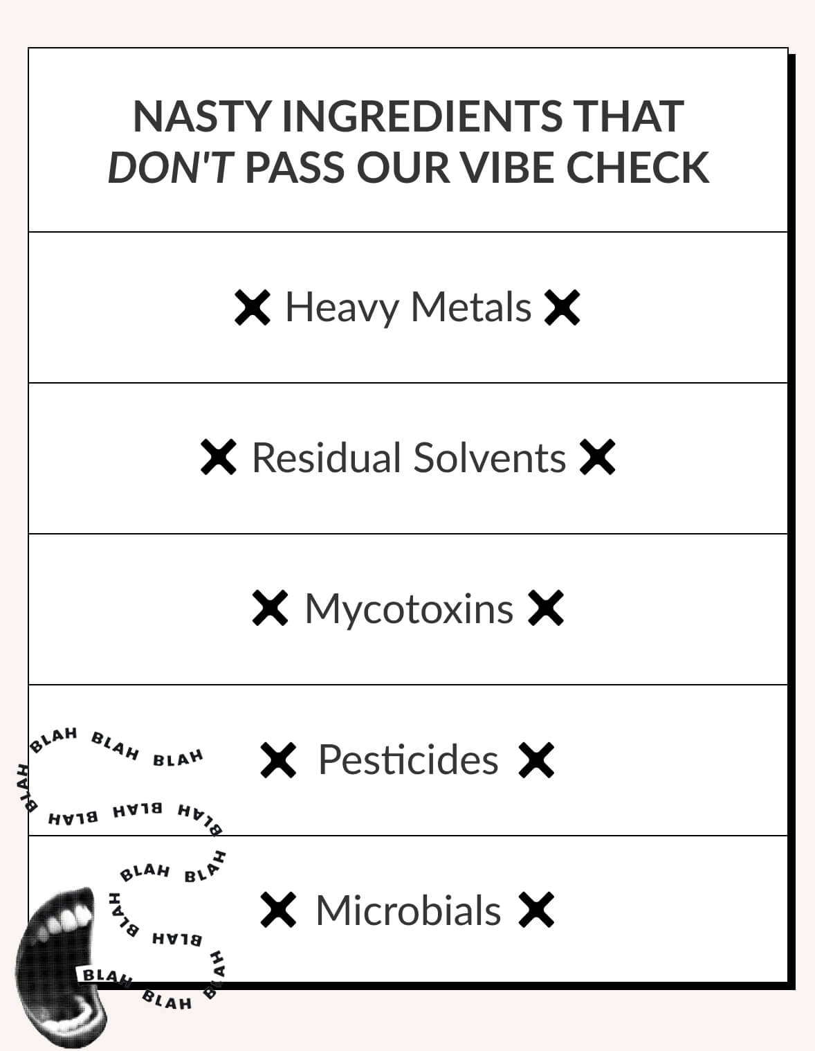 Nasty Ingredients That Don't Pass Our Vibe Check