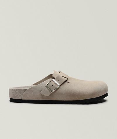 Birkenstock - Boston Soft Footbed Suede Leather Mules