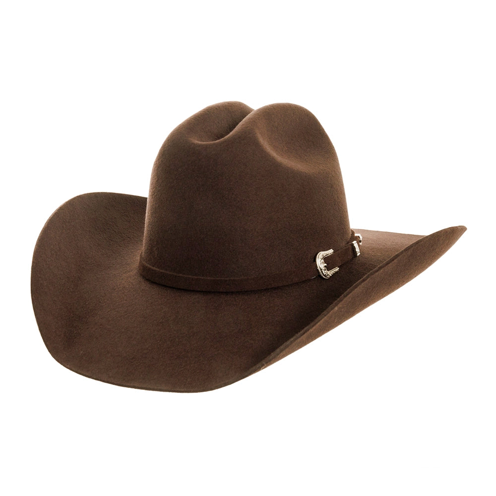 Image of Cattleman | Mens Chocolate Brown Felt Cowboy Hat