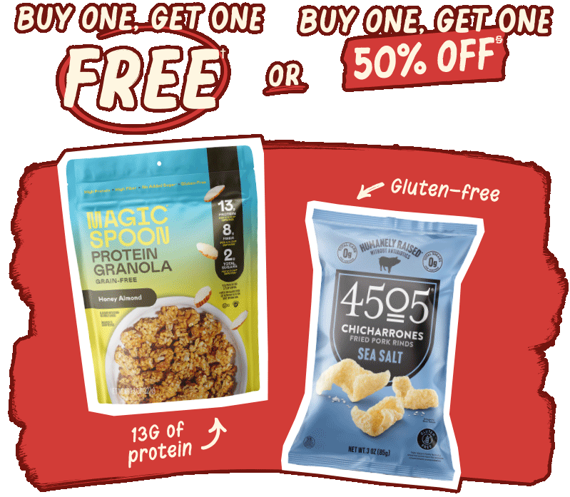 Shop all BOGO or Buy One, Get One 50% items!