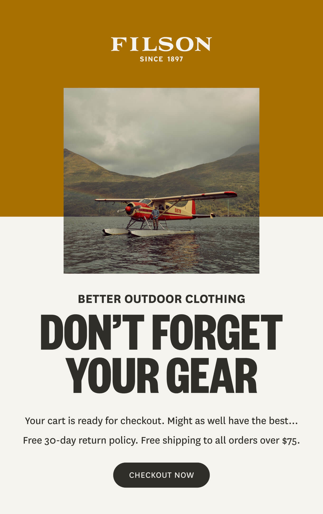 DON'T FORGET YOUR GEAR