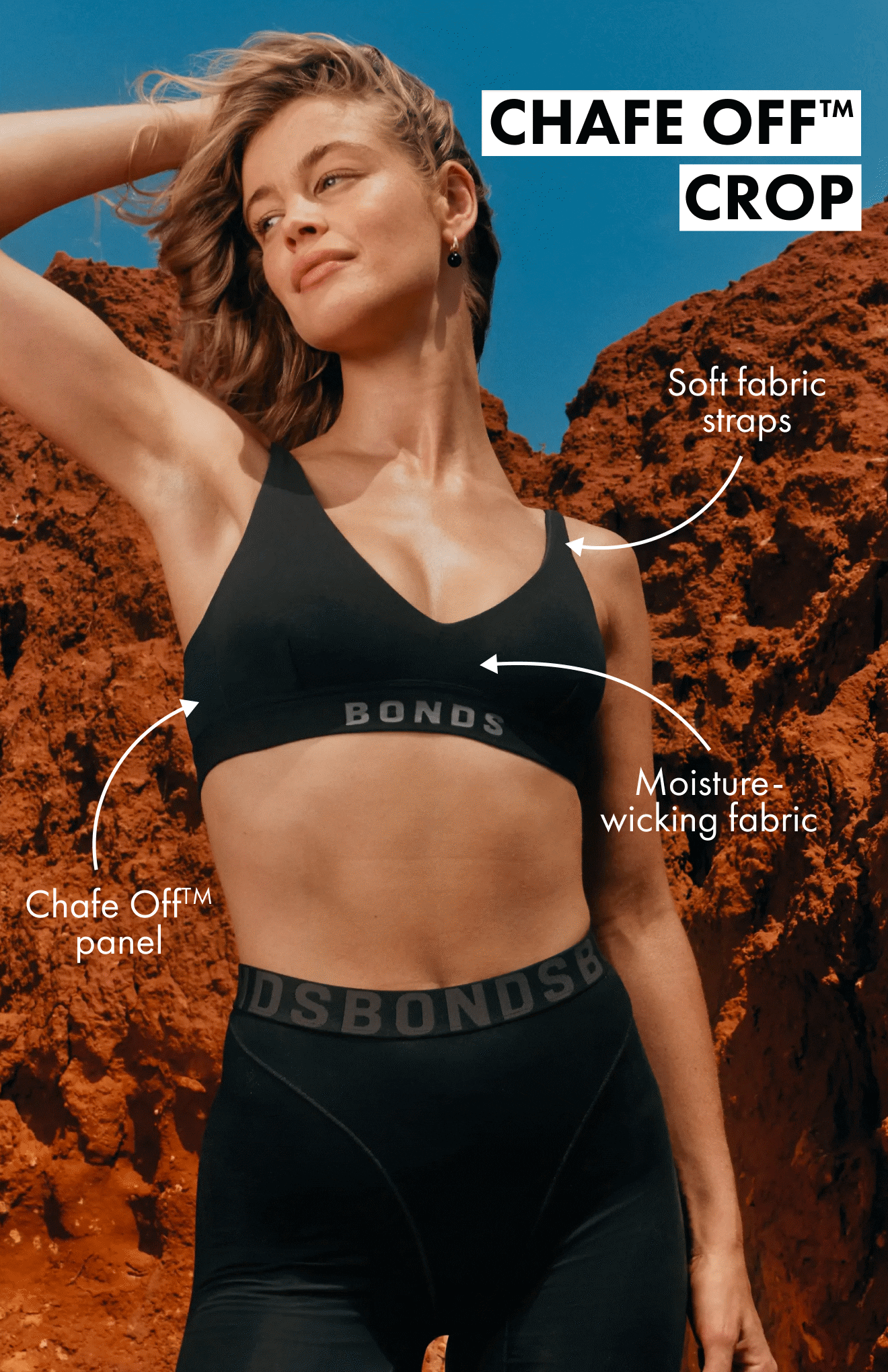 Chafe Off Crop, Chafe Off Trunk, Chafe Off Short