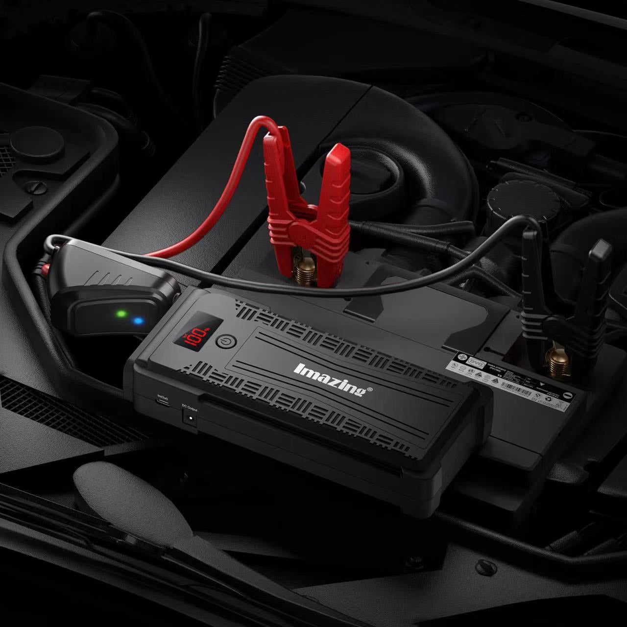 Imazing IM29 2500 Peak Amp Jump Starter and 20000mAh Power Bank