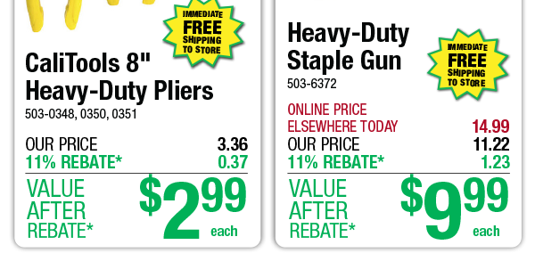 Heavy-Duty Staple Gun - ONLY $9.99 After Rebate*!