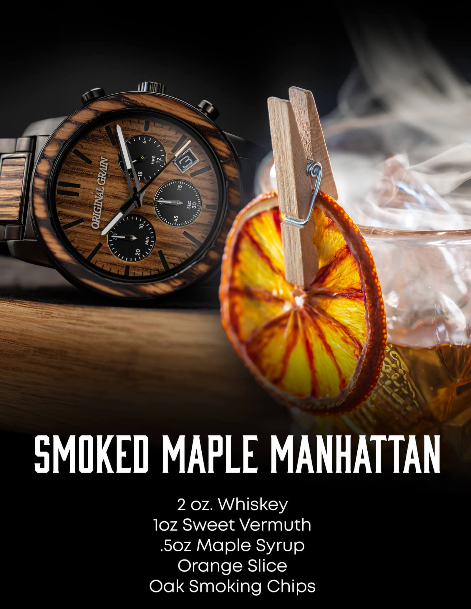 Original Grain Charred Whiskey Watches
