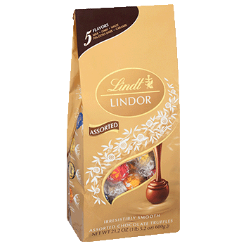 Lindt Lindor Chocolate Truffles, Assorted Flavors, 21.2 oz