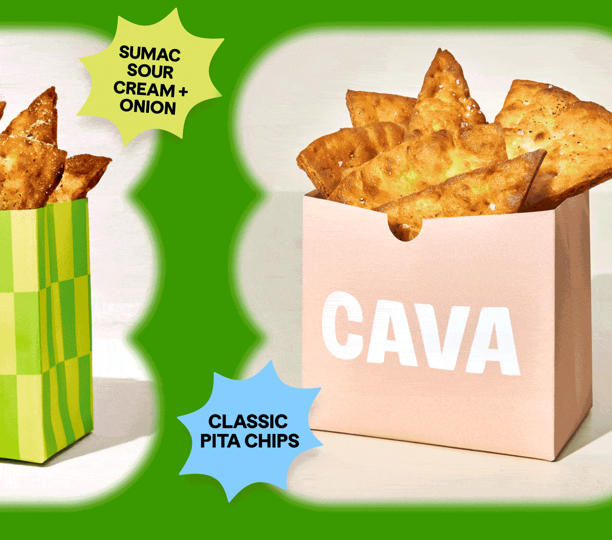 GIF of pita chips