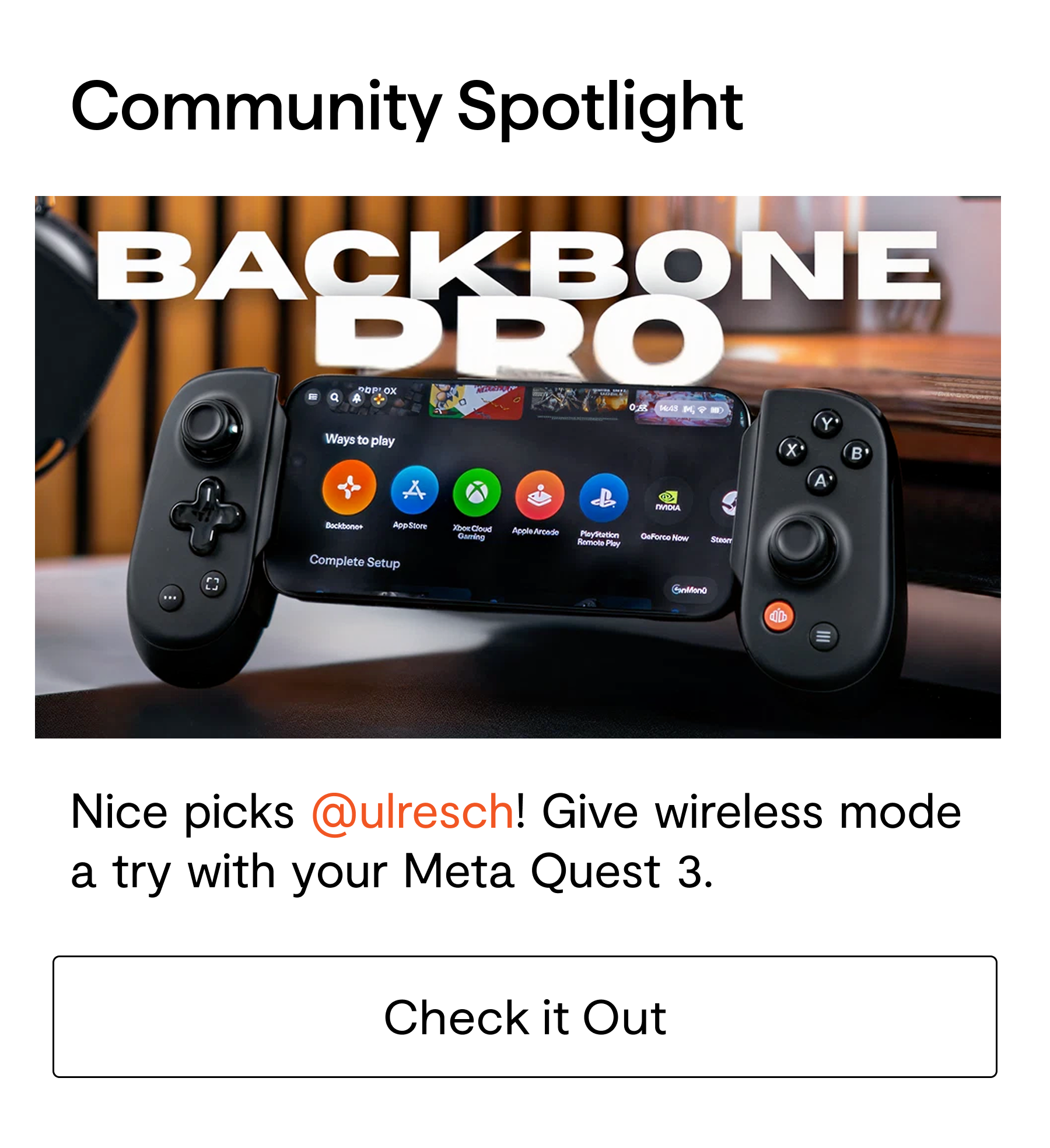 Community Spotlight